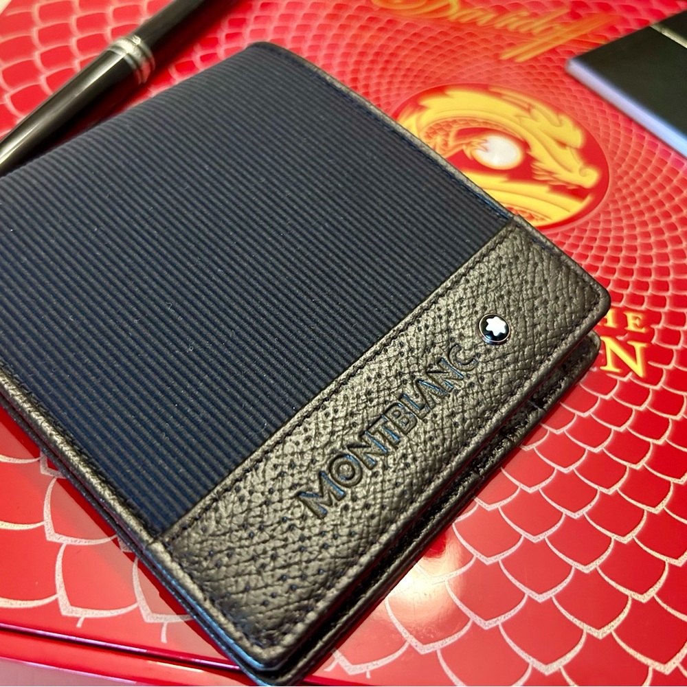 Montblanc Men’s Leather Wallet – Excellent Condition